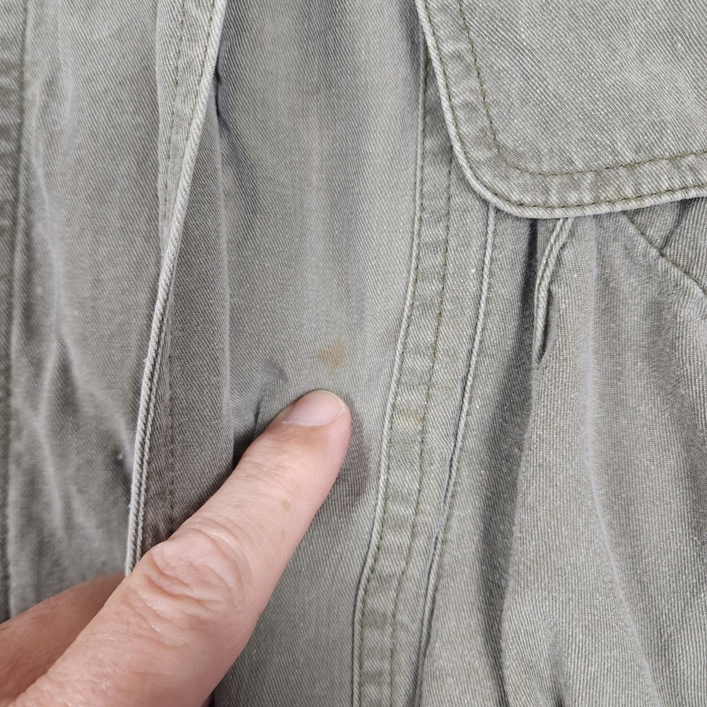 Banana Republic Safari Travel Clothing Co. Utility Jacket Khaki Green‎ Size P - Picture 4 of 14